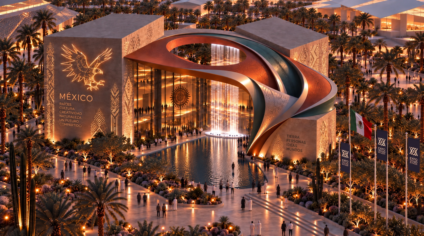 The Dancing Eagle Pavilion concept development